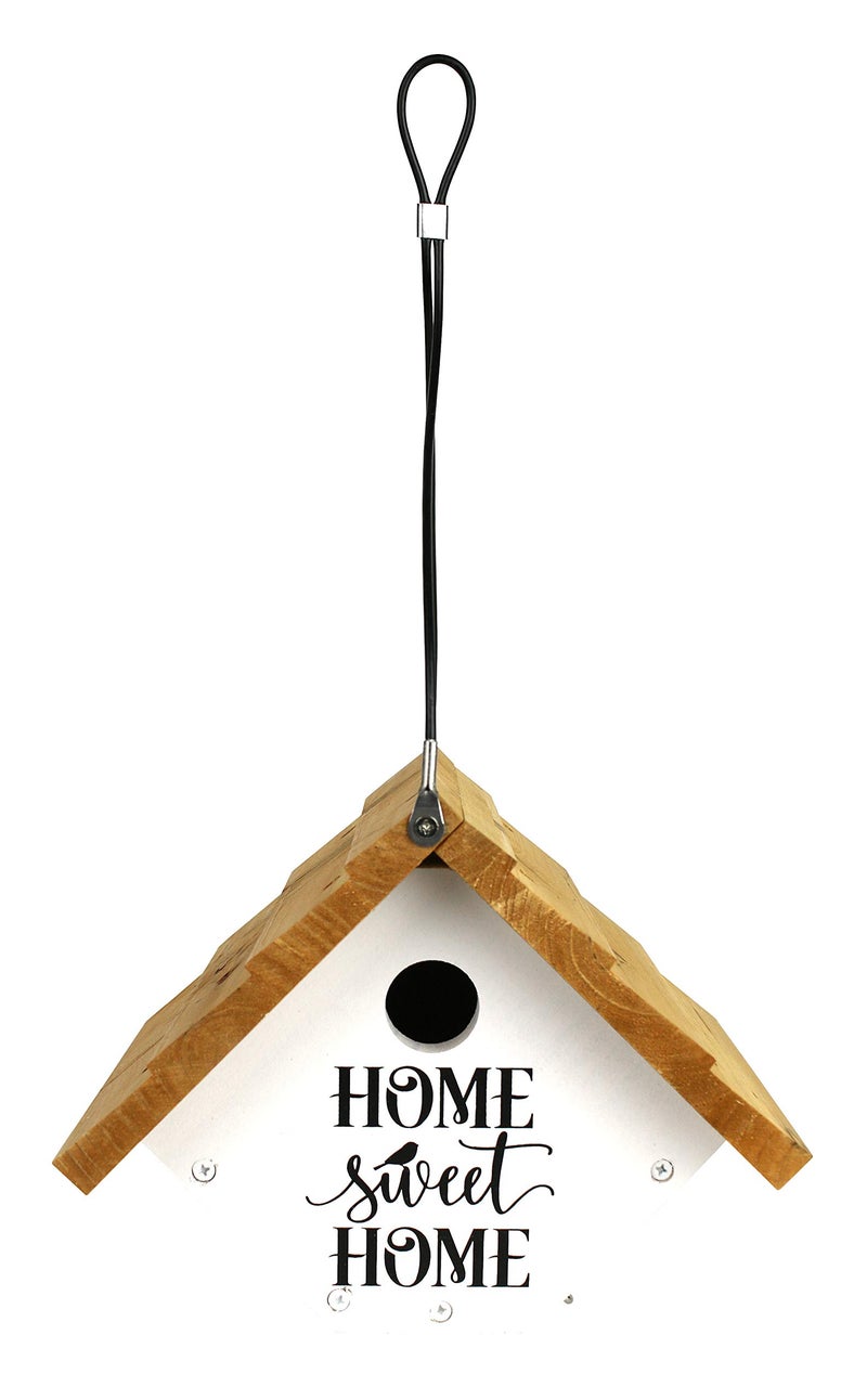 Wild Wings WWLH2-DECO Farmhouse Wren House, White - Image 1
